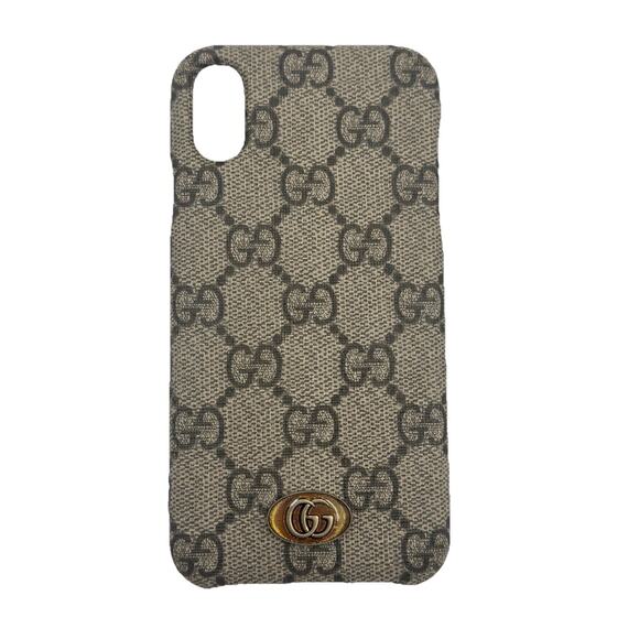 GUCCI GG Supreme Ophidia 587672 IPhone X XS 10 Case Excellent Authentic - Picture 1 of 6